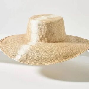 Anthropologie Modern Monarchies green boater hat size small new wtags